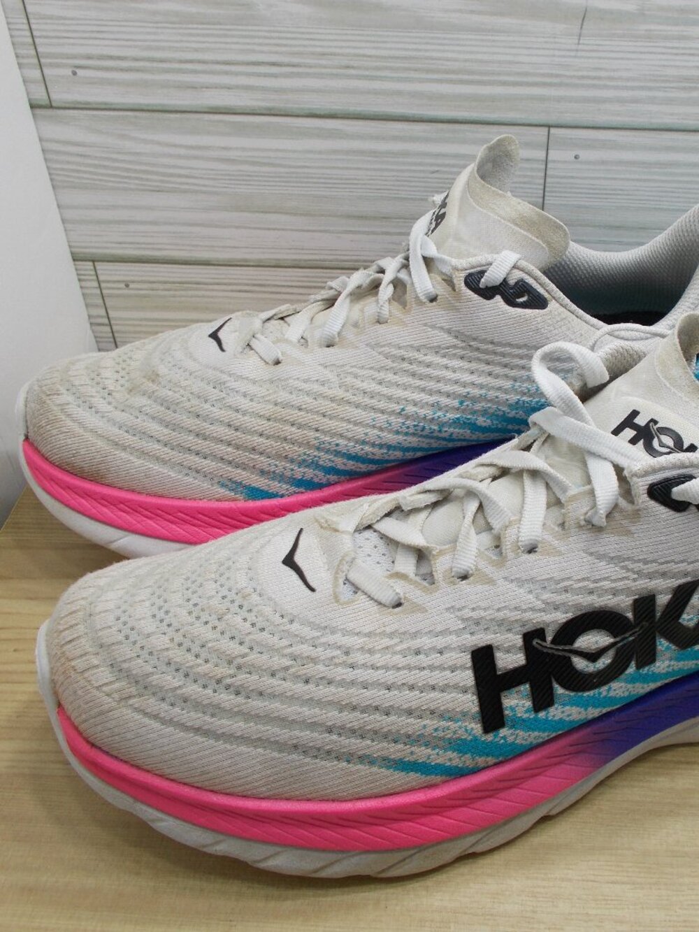 Hoka Mach 5 Profly Running Shoes Womens 8.5 1127894-WSBB